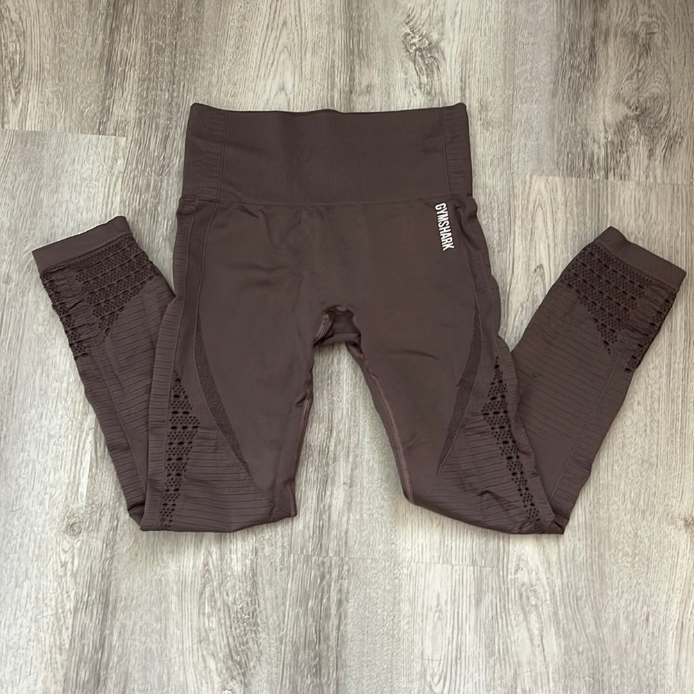 Purple/ mauve seamless gymshark leggings